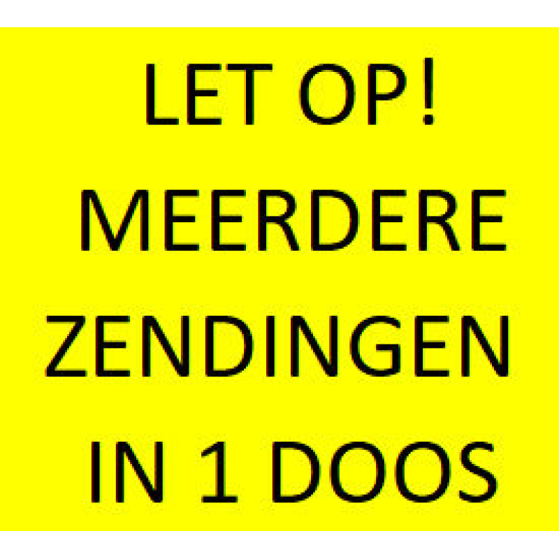 Etiket CDC Let op! meerdere zendingen in 1 doos (777008)